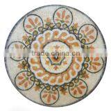 PFM Round Floor Rose Mosaic Pattern