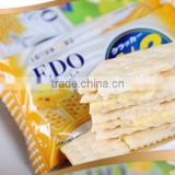 EDO PACK 1/3 Soda sandwich crackers cream biscuit(banana milk fla)