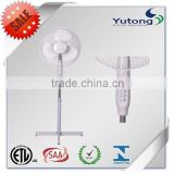 Yutong china high power hot selling 16" ETL stand fan