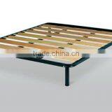 Steel Bed Frame With Wooden Slats thumbnail-1