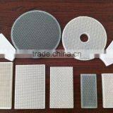 Custom Made Cordierite Honeycomb Heat Exchanger Infrared Ceramic Plates , Catalytic Gas Heating Panel Plague thumbnail-1