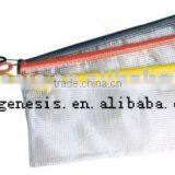 Clear Plastic File Folder With Zipper/stationery Bag