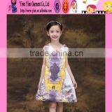 2016 Baby Girls Kids Party Wear Dresses Factory Direct Flower Summer Dresses for Kids thumbnail-2