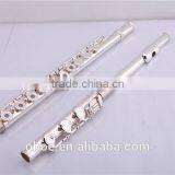 Musical Instrument 17 Open Holes Silver Plated Flute With Split E Mechanism Offset-G Keys and B Foot thumbnail-2