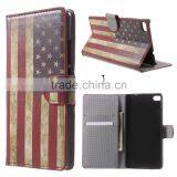 The Series of Restoring Ancient Ways Leather Cover for Huawei Ascend P8 With Card Slots,case for Huawei P8,case for Huawei P8 thumbnail-1