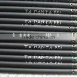 Custom Printed Black Wood Pencil With Eraser for Shool Students thumbnail-5