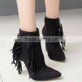 Lower Heel Shoes Hlaf Boots Lady Winter Shoes 2017 PF4417 thumbnail-6