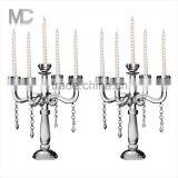 Wedding Table Decroration, Hight Transparent And Polished Candelabra Tree Candle Holder thumbnail-2