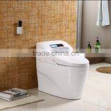 Ceramic Floor Mounted S-Trap Round Shape Smart Toilet Intelligent Toilet DA6101