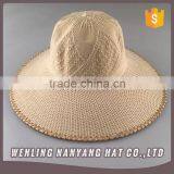 Cheap Ladies Sun Hat Newest Fashion Foldable Straw Hats For Women thumbnail-2