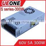 Factory Direct Switching Power Supply S-300 60V DC 5 Amp