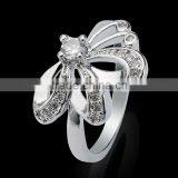 2016 Rellecona White Cubic Zirconia Ring in 18k White Gold Plated to India Snapdeal Flipkart thumbnail-2