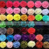 High Quality Shabby Chiffon Flowers for Kids Hair Accessories thumbnail-1
