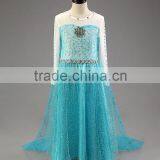 2015 New Fashion Pageant Dress Baby Princess Bridesmaid Party Flower Girl Dresses Elsa Dress Princess Girls Christmas Dress thumbnail-3