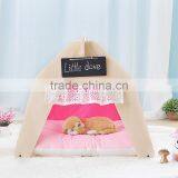 Customized Logo Linen Pet Teepee Tipi Tent House Bed Carrier for Sale thumbnail-2