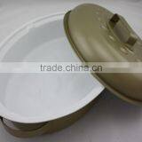 Carbon Steel Gold Fashionable Ceramic Coating Roaster Pan thumbnail-5