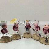 2015 Newest Design Labybug Garden Stakes Metal Ladybug Garden Decoration Garden Stakes Working Ladybug With Flower thumbnail-1