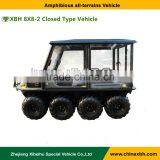XBH 8X8-2 Closed Type Vehicle 800cc 8 Wheel Rainning Proof go Any Way Water Motor Vehicle ATV thumbnail-1