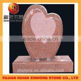 Cemetery Ornaments Granite Red Heart Shaped Tombstones thumbnail-1