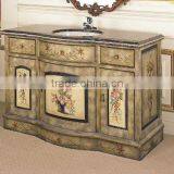 American Bathroom Vanity With Marble Top,bathroom Cabinet and Mirror thumbnail-1