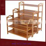 Expandable Wooden Shoe Racks 3 Tire Space Saving Storage Racks Cabinet thumbnail-6