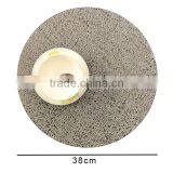 Round EVA Insulation Stain-resistant Dining Room Placemats - Set of 12 thumbnail-5