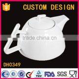 Custom Logo Pure White Ceramic White Kettle Ceramic Pitcher Water Pitcher Water Kettle thumbnail-1