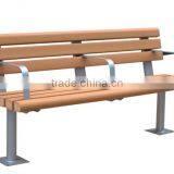 Outdoor Wooden Public Seating Bench thumbnail-4