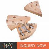 WSSKHL087 Cheese Cutting Board Set With 4pcs Stainless Steel Cheese Tools thumbnail-1