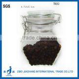 Mini Polygon Glass Spice Jar With Clamp Lid thumbnail-1