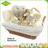 Food Safe Grade Woven Fruit Tray Wicker Rattan Bread Basket With Handle thumbnail-3