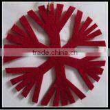 2017 Large Felt Snowflake Christmas Ornament Tree Decoration Made in China