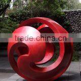 Large Outdoor Garden Sculptures Metal Craft Stainless Steel Modern Sculpture thumbnail-2