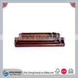 Wooden Vintage BREAKFAST DINNER FOOD WOODEN RECTANGLE SERVING TRAY WOOD HANDLE thumbnail-2