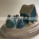 Christmas Village Train Snow Snowy Small thumbnail-2