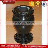Cheap Shanxi Black Granite Flower Vases For Tombstones thumbnail-1