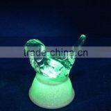 Craft LED 7colors Changing Acrylic Crystal Animal Toys Birds Gift for Sale thumbnail-2