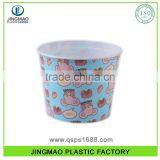 Plastic Colorful Popcorn Bucket 1300ML Custom Printed Popcorn Buckets