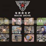 Outdoor Tools Multifunctional Retractable Shovel , Camp Shovel Multi Tool thumbnail-3