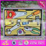 2016 новый дизайн образовательного идентификационного деревянного игрушки - паззла с фигурами для малышей W14D016 thumbnail-5