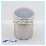 Stainless Steel Dredge Pepper Salt Sugar Spice Fine Mesh Shaker With Cover thumbnail-1