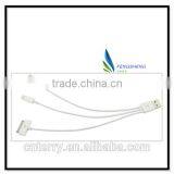 Fashionable Multi-function Colorful 4 in 1 Usb Data Cable for Iphone Samsung thumbnail-1