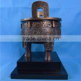 China Style Bronze Tripod Artwork/Chinese Classical Bronze Tripod Sculpture/Bronze Decoration thumbnail-4