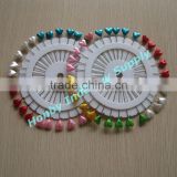Head pin wheel 55mm pearl heart head sewing pin