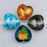 New Product 28mm Golden Shade Heart Crystal Rhinestone Trimming Accessories thumbnail-3