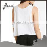 Crop Tops for Women 2015 Models Sleeveless Tops Bulk White Tank Tops thumbnail-2