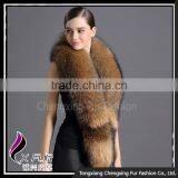 CX-B-52 New Style Excellent Raccoon Fur Scarf And Shawl Wholesale thumbnail-4