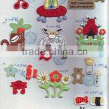 Machine Embroidery Animal Patches