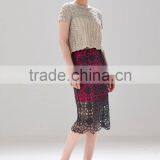 Ladies Short Skirt With Crochet Pattern Designs thumbnail-4