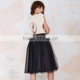 MGOO New Arrival Design Fashion Black Tutu Skirt For Women Voile Bell Ball Gown Skirts 15145B088 thumbnail-5